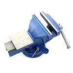 Casa si Gradina - Constructii - Scule electrice si accesorii - Menghine si cleme fixare - Menghina triaxiala rotativa cu nicovala, 250mm, KD1105, Kraft&Dele - Infinity.ro