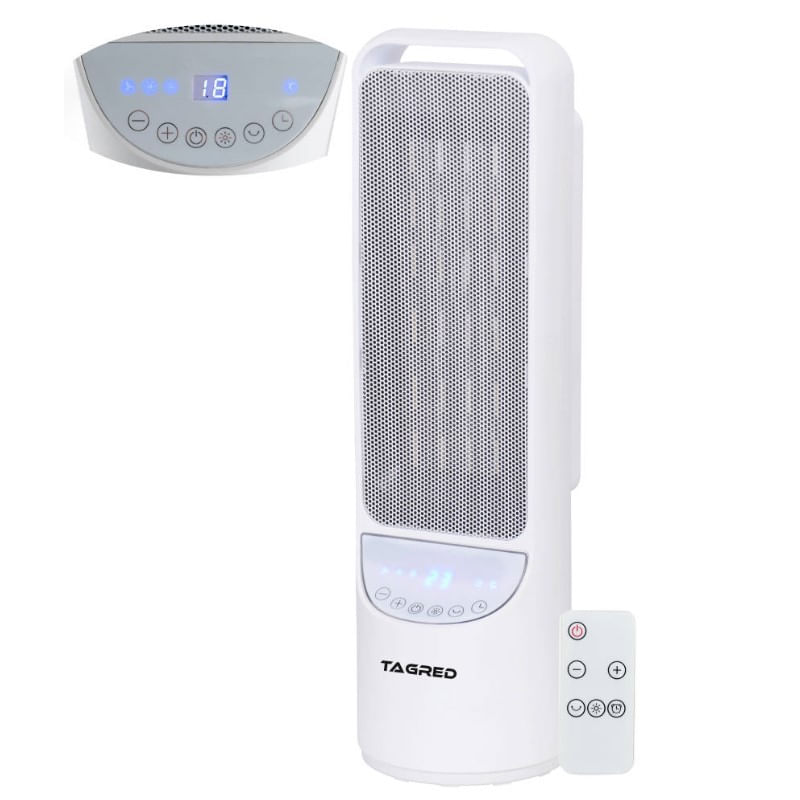 Casa si Gradina - Termice - Generatoare de aer cald - Incalzitor electric, Tagred TA932, rotativ, 2000 W, display LCD - Infinity.ro