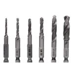 Casa si Gradina - Constructii - Scule electrice si accesorii - Seturi si accesorii pentru gaurit si insurubat - Set burghie pentru filetare, M3 M10, KD980, Kraft&Dele - Infinity.ro