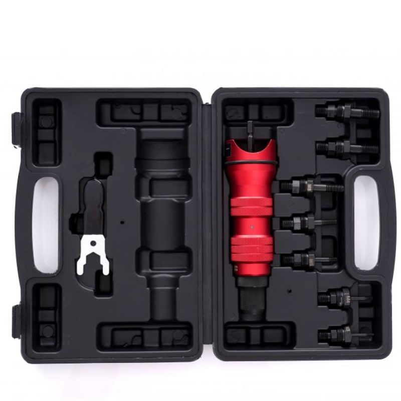 Casa si Gradina - Constructii - Scule electrice si accesorii - Seturi si accesorii pentru gaurit si insurubat - Pistol de nituit cu adaptor, pentru surubelnita, KD10554, Kraft&Dele - Infinity.ro