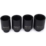 Casa si Gradina - Constructii - Scule de mana si unelte - Chei si truse chei - Trusa tubulare, de impact 1/2" 4 buc, KD11753, Kraft&Dele - Infinity.ro