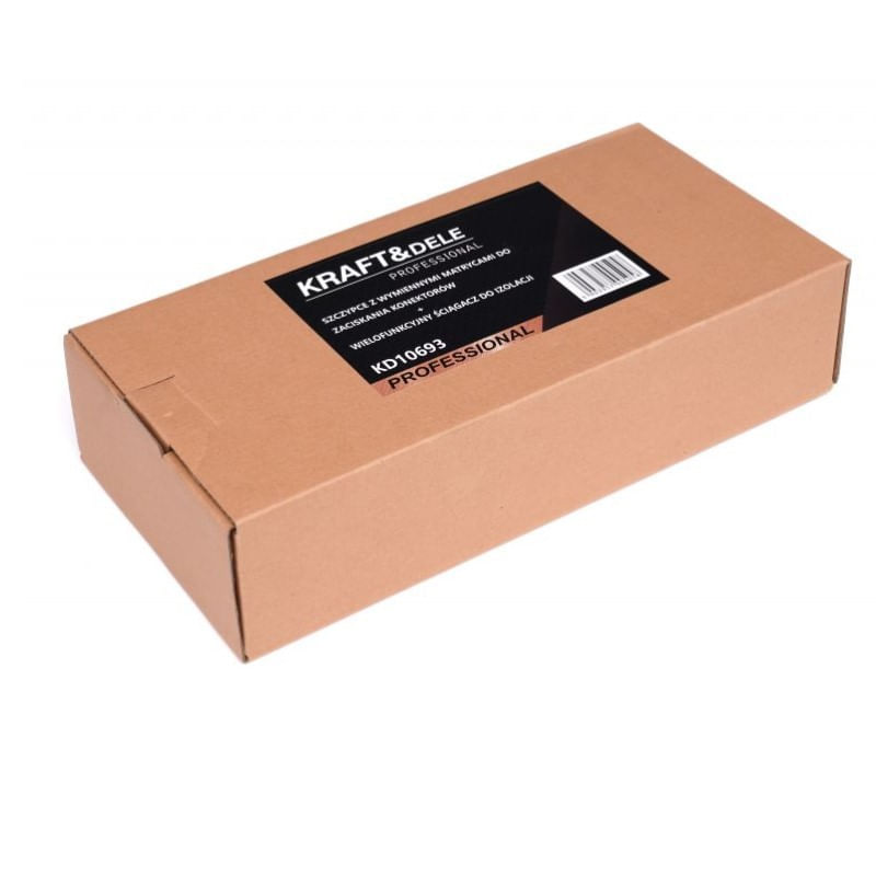 Casa si Gradina - Constructii - Scule de mana si unelte - Clesti si patenti - Set clesti de sertizare conectori, Kraft&Dele, cu matrite detasabile - Infinity.ro