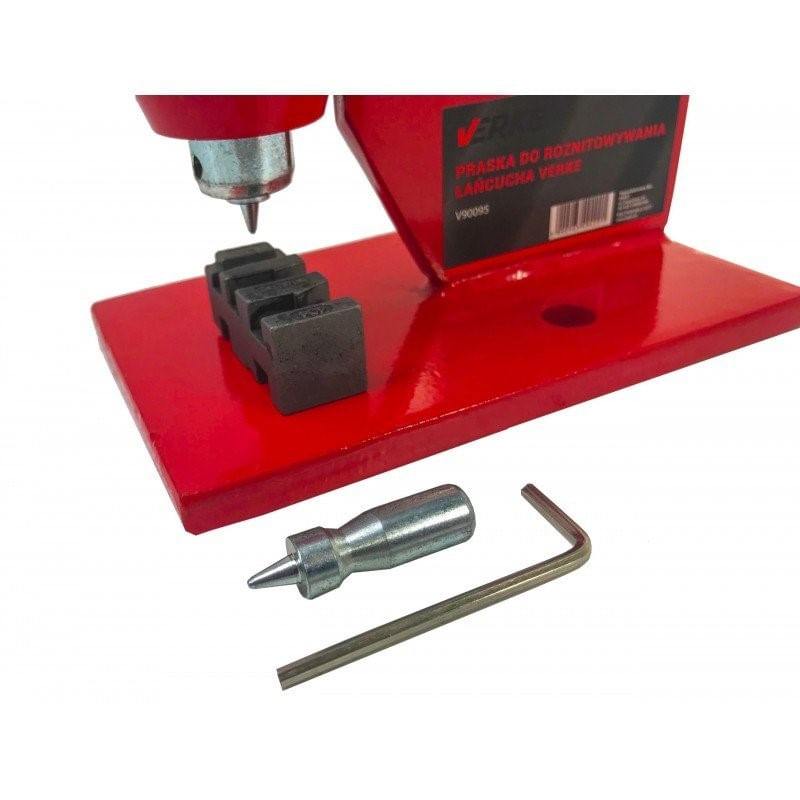 Casa si Gradina - Constructii - Scule profesionale - Scule hidraulice - Presa indepartare bolturi si nituri, Verke V90095, pentru lant de drujba - Infinity.ro
