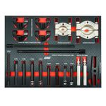 Casa si Gradina - Constructii - Depozitare, transport si protectie - Organizatoare si cutii scule - Dulap de scule, Verke V33109, 7 sertare, 306 elemente, cu roti - Infinity.ro