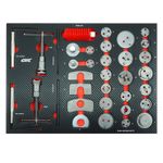 Casa si Gradina - Constructii - Depozitare, transport si protectie - Organizatoare si cutii scule - Dulap de scule, Verke V33109, 7 sertare, 306 elemente, cu roti - Infinity.ro