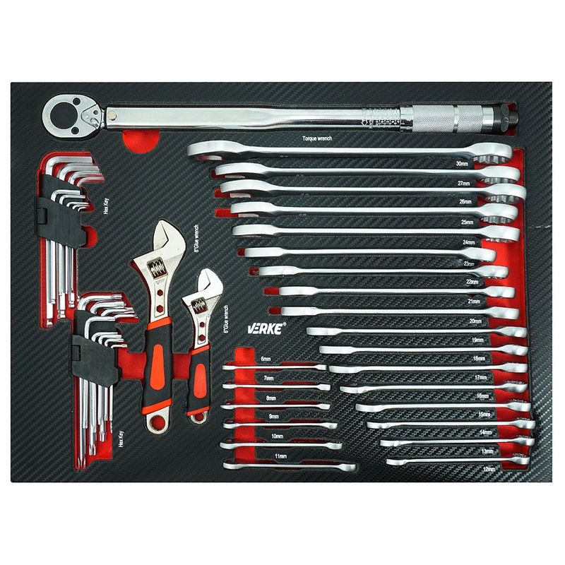 Casa si Gradina - Constructii - Depozitare, transport si protectie - Organizatoare si cutii scule - Dulap scule, 298 piese, V33108, Verke - Infinity.ro