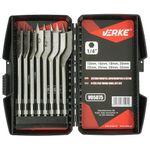 Casa si Gradina - Constructii - Scule electrice si accesorii - Seturi si accesorii pentru gaurit si insurubat - Set 8 burghie plate, pentru lemn, Verke, V05075 - Infinity.ro
