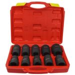 Casa si Gradina - Constructii - Scule de mana si unelte - Chei si truse chei - Set 10 chei tubulare, Verke, de impact, 1", 17-41 mm, V39465 - Infinity.ro