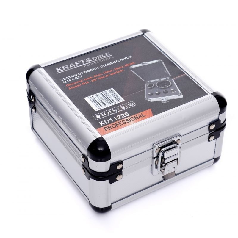 Casa si Gradina - Constructii - Scule electrice si accesorii - Seturi si accesorii pentru gaurit si insurubat - Set carote diamantate 6-68mm, Kraft&Dele, KD11226, 6 buc - Infinity.ro