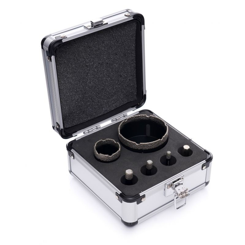 Casa si Gradina - Constructii - Scule electrice si accesorii - Seturi si accesorii pentru gaurit si insurubat - Set carote diamantate 6-68mm, Kraft&Dele, KD11226, 6 buc - Infinity.ro