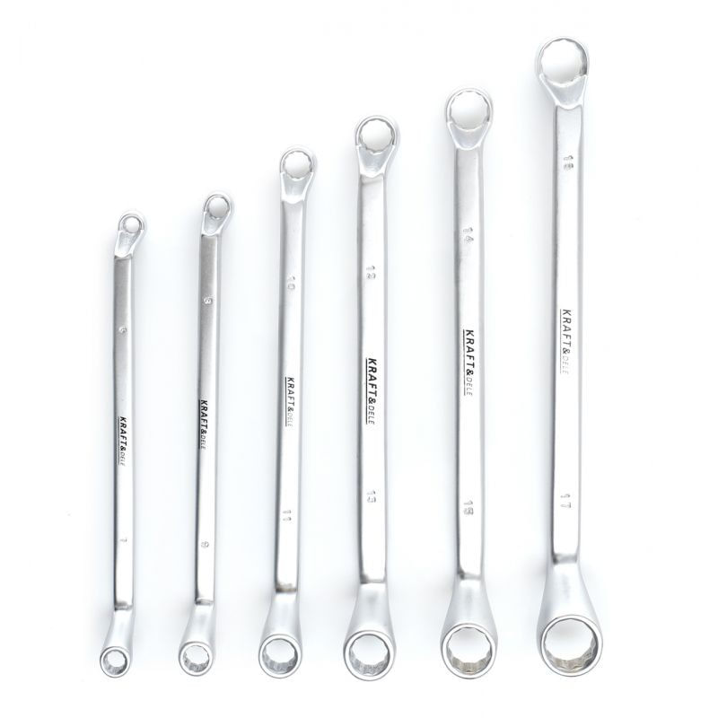 Casa si Gradina - Constructii - Scule de mana si unelte - Chei si truse chei - Set chei inelare, 6 buc, KD10940, Kraft&Dele - Infinity.ro