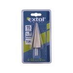 Casa si Gradina - Constructii - Scule electrice si accesorii - Seturi si accesorii pentru gaurit si insurubat - Burghiu trepte, EXTOL CRAFT, 20055, 4-32mm, 15 trepte - Infinity.ro