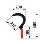 Casa si Gradina - Gradinarit si plante - Unelte gradinarit - Foarfeci gradinarit - Secera gradina, EXTOL PREMIUM, 8877100, Lungime 40cm, 0,35 kg - Infinity.ro