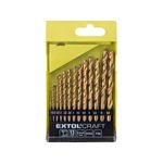 Casa si Gradina - Constructii - Scule electrice si accesorii - Seturi si accesorii pentru gaurit si insurubat - Set 13 piese burghie pentru metal, EXTOL CRAFT, 1113A, HSS, 1,5-6,5 mm - Infinity.ro