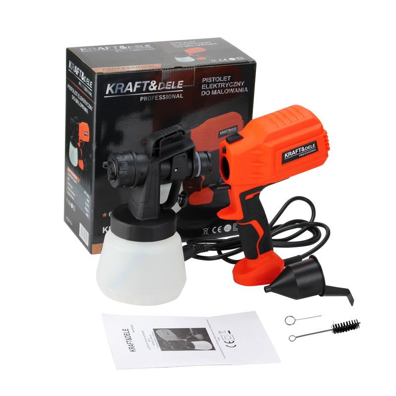 Casa si Gradina - Electrice - Echipamente electrice - Accesorii compresoare - Pistol de vopsit 650W, Kraft&Dele, KD2119 - Infinity.ro
