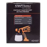 Casa si Gradina - Constructii - Vopsea si tencuieli - Pistoale si sisteme de vopsit si tencuit - Pistol de vopsit 650W 800ML, Kraft&Dele, KD1657 - Infinity.ro