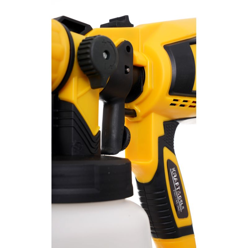 Casa si Gradina - Constructii - Vopsea si tencuieli - Pistoale si sisteme de vopsit si tencuit - Pistol de vopsit 650W 800ML, Kraft&Dele, KD1657 - Infinity.ro