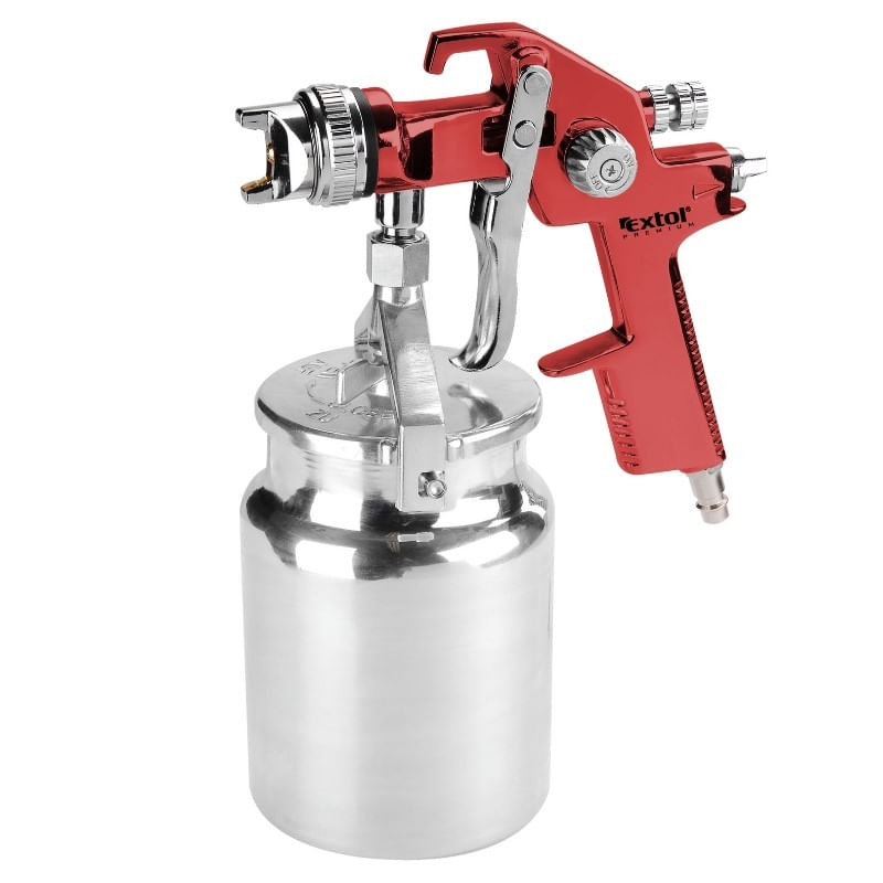 Casa si Gradina - Electrice - Echipamente electrice - Accesorii compresoare - Pistol de vopsit, pneumatic, Extol Premium, HVLP, 1000ml - Infinity.ro