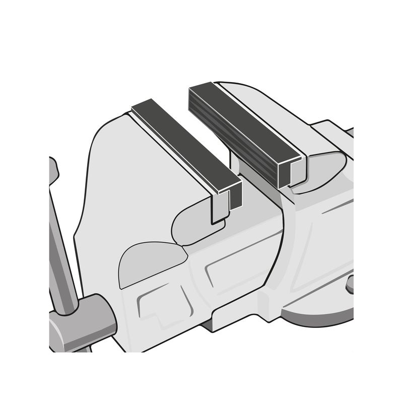 Casa si Gradina - Constructii - Scule electrice si accesorii - Menghine si cleme fixare - Falci menghina 113 mm, EXTOL PREMIUM, 8812697, TPU, magneti - Infinity.ro