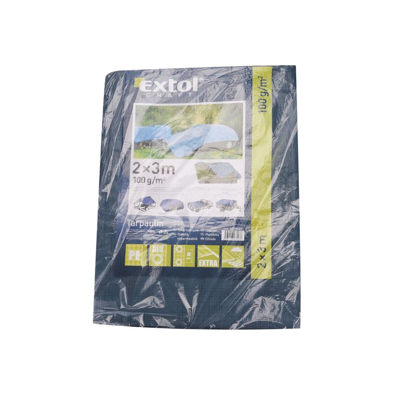 Casa si Gradina - Gradinarit si plante - Sere si solarii - Folie prelata 2x3m, EXTOL CRAFT, 16121, PE, 100g/sqm - Infinity.ro