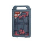 Casa si Gradina - Constructii - Scule de mana si unelte - Chei si truse chei - Chei TORX cu maner tip T, EXTOL PREMIUM, 9 piese, 8819401 - Infinity.ro