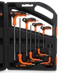 Casa si Gradina - Constructii - Scule de mana si unelte - Chei si truse chei - Set imbusi cu maner, Kraft&Dele, KD10907, Torx, 16 elemente - Infinity.ro