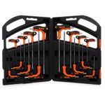 Casa si Gradina - Constructii - Scule de mana si unelte - Chei si truse chei - Set imbusi cu maner, Kraft&Dele, KD10907, Torx, 16 elemente - Infinity.ro