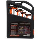 Casa si Gradina - Constructii - Scule de mana si unelte - Chei si truse chei - Set imbusi cu maner, Kraft&Dele, KD10907, Torx, 16 elemente - Infinity.ro