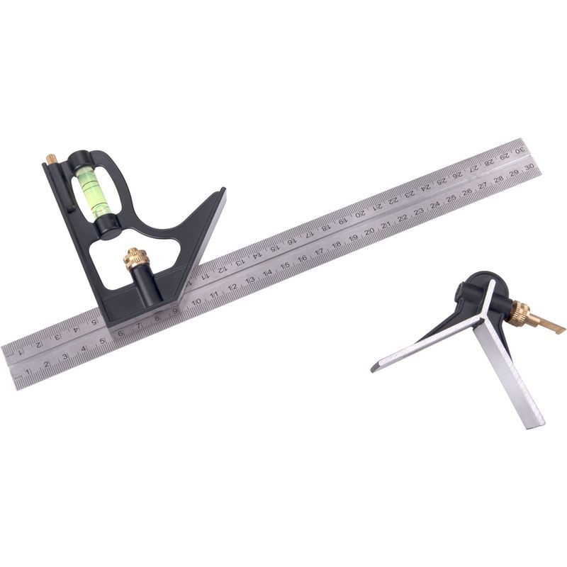 Casa si Gradina - Constructii - Scule electrice si accesorii - Aparate de masura - Echer multifunctional, EXTOL PREMIUM, 8825105, 300mm metal - Infinity.ro