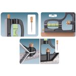 Casa si Gradina - Constructii - Scule electrice si accesorii - Aparate de masura - Echer multifunctional, EXTOL PREMIUM, 8825105, 300mm metal - Infinity.ro