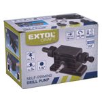 Casa si Gradina - Constructii - Scule electrice si accesorii - Seturi si accesorii pentru gaurit si insurubat - Pompa actionata de burghiu, EXTOL PREMIUM, 904001, debit 18l/min, max 3000/min - Infinity.ro