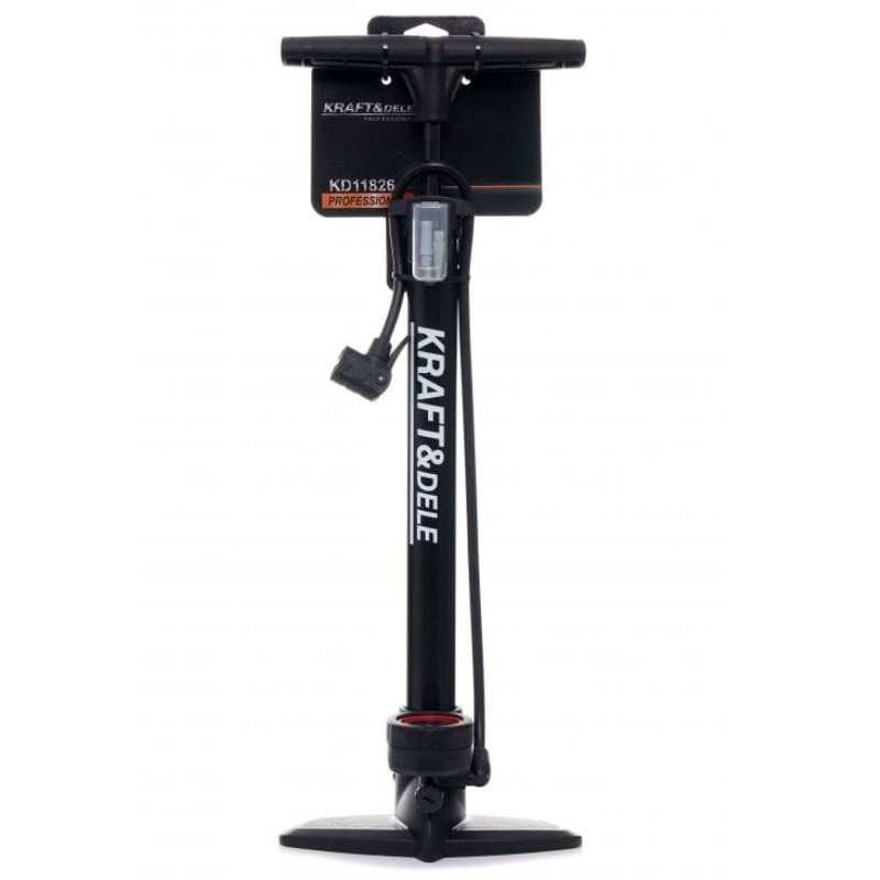Sport si Outdoor - Ciclism - Accesorii pentru biciclete - Pompe biciclete - Pompa pentru bicicleta, Kraft&Dele, 38 x 470 mm, KD11826 - Infinity.ro