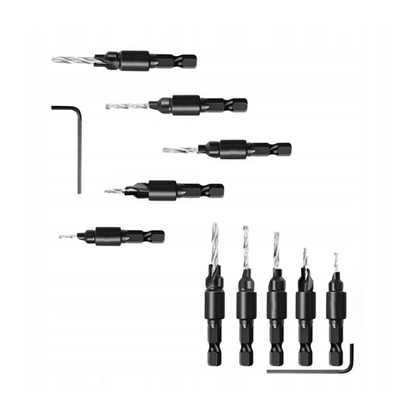 Casa si Gradina - Constructii - Scule electrice si accesorii - Seturi si accesorii pentru gaurit si insurubat - Set universal de burghie, Kraft&Dele, 5 elemente, KD10796 - Infinity.ro