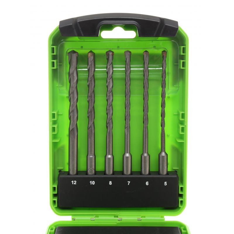 Casa si Gradina - Constructii - Scule electrice si accesorii - Seturi si accesorii pentru gaurit si insurubat - Set burghie si dalti, 12 buc, KD988, Kraft&Dele - Infinity.ro