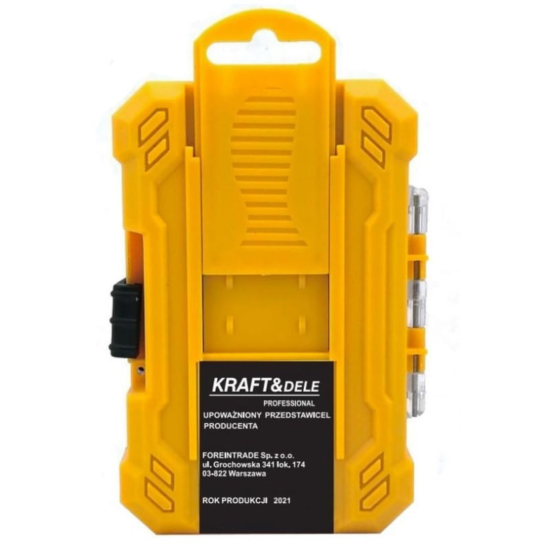 Casa si Gradina - Constructii - Scule electrice si accesorii - Seturi si accesorii pentru gaurit si insurubat - Set biti, Kraft&Dele, KD10473, 15 piese - Infinity.ro