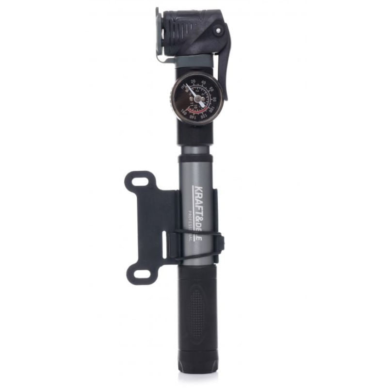 Sport si Outdoor - Ciclism - Accesorii pentru biciclete - Pompe biciclete - Pompa pentru bicicleta, Kraft&Dele, cu manometru, KD11823 - Infinity.ro
