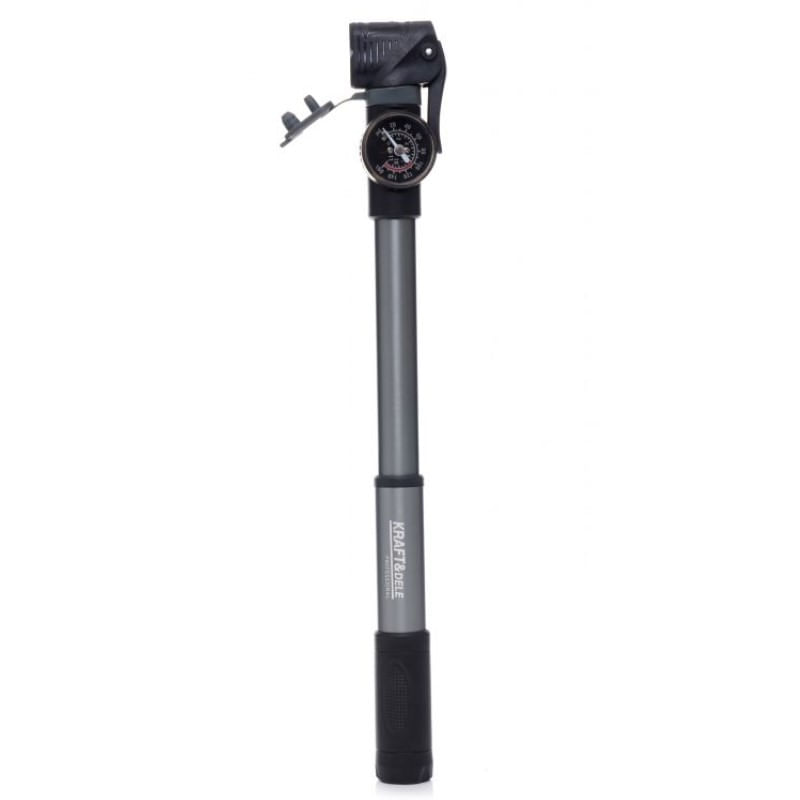 Sport si Outdoor - Ciclism - Accesorii pentru biciclete - Pompe biciclete - Pompa pentru bicicleta, Kraft&Dele, cu manometru, KD11823 - Infinity.ro