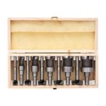 Casa si Gradina - Constructii - Scule electrice si accesorii - Seturi si accesorii pentru gaurit si insurubat - Set carote si freze pentru lemn, Kraft&Dele, 10 elemente, KD979 - Infinity.ro
