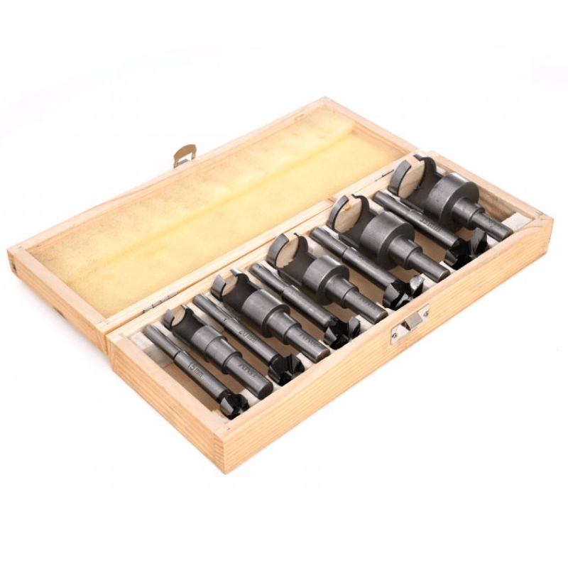 Casa si Gradina - Constructii - Scule electrice si accesorii - Seturi si accesorii pentru gaurit si insurubat - Set carote si freze pentru lemn, Kraft&Dele, 10 elemente, KD979 - Infinity.ro