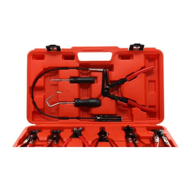 Casa si Gradina - Constructii - Scule de mana si unelte - Clesti si patenti - Set clesti bride si coliere, Kraft&Dele, 9 piese, KD10513 - Infinity.ro