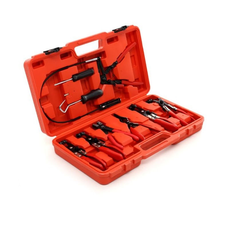 Casa si Gradina - Constructii - Scule de mana si unelte - Clesti si patenti - Set clesti bride si coliere, Kraft&Dele, 9 piese, KD10513 - Infinity.ro