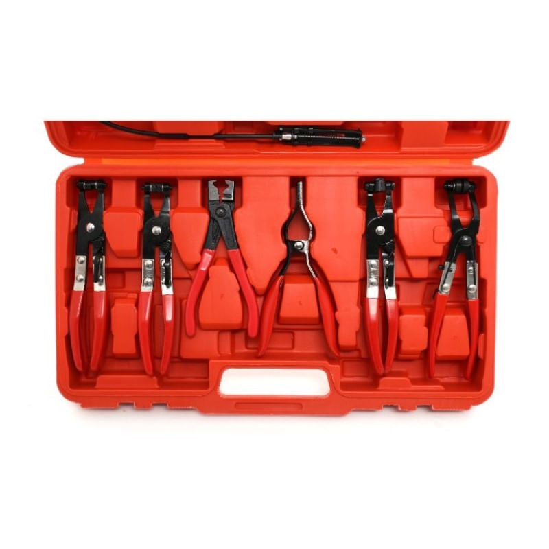 Casa si Gradina - Constructii - Scule de mana si unelte - Clesti si patenti - Set clesti bride si coliere, Kraft&Dele, 9 piese, KD10513 - Infinity.ro