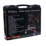 Casa si Gradina - Constructii - Scule de mana si unelte - Chei si truse chei - Trusa scule, Kraft&Dele, 56 piese - Infinity.ro