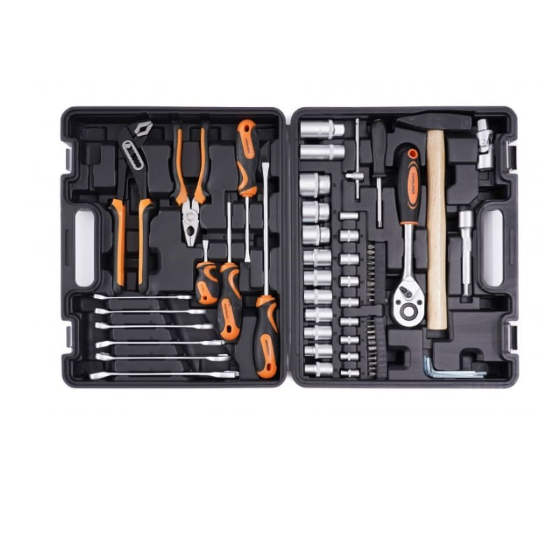 Casa si Gradina - Constructii - Scule de mana si unelte - Chei si truse chei - Trusa profesionala scule, Kraft&Dele KD10468, 60 piese, otel CrV - Infinity.ro