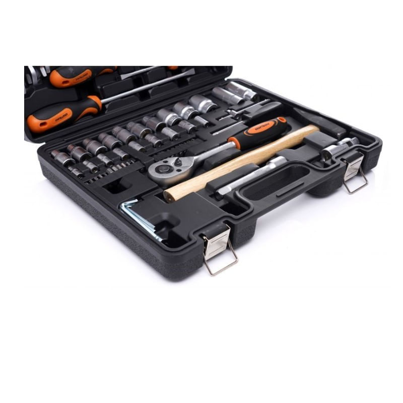 Casa si Gradina - Constructii - Scule de mana si unelte - Chei si truse chei - Trusa profesionala scule, Kraft&Dele KD10468, 60 piese, otel CrV - Infinity.ro