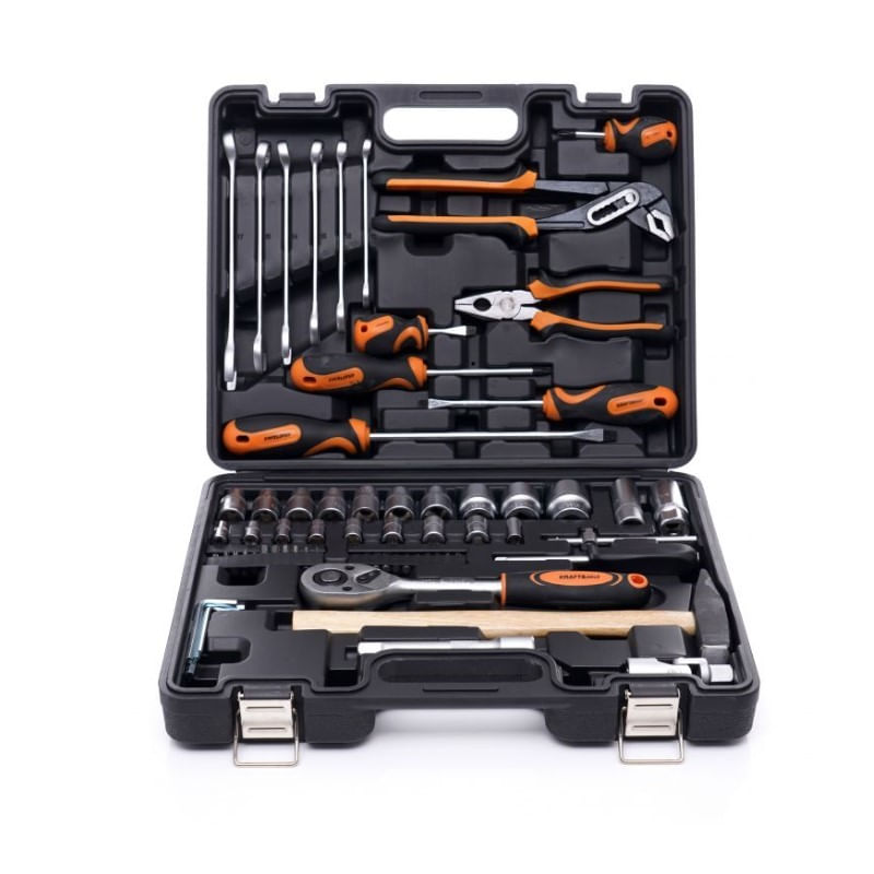 Casa si Gradina - Constructii - Scule de mana si unelte - Chei si truse chei - Trusa profesionala scule, Kraft&Dele KD10468, 60 piese, otel CrV - Infinity.ro