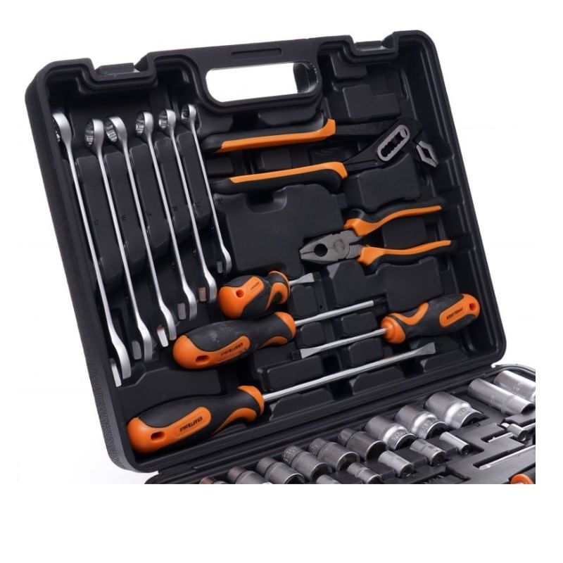Casa si Gradina - Constructii - Scule de mana si unelte - Chei si truse chei - Trusa profesionala scule, Kraft&Dele KD10468, 60 piese, otel CrV - Infinity.ro
