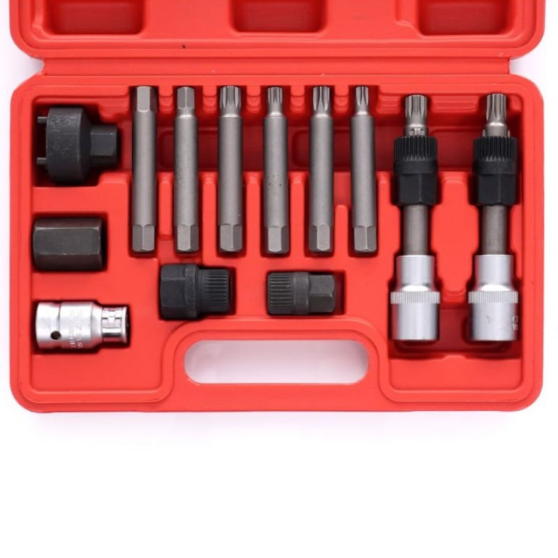 Casa si Gradina - Constructii - Scule de mana si unelte - Chei si truse chei - Set chei alternator, Kraft&Dele KD10179, 13 piese - Infinity.ro