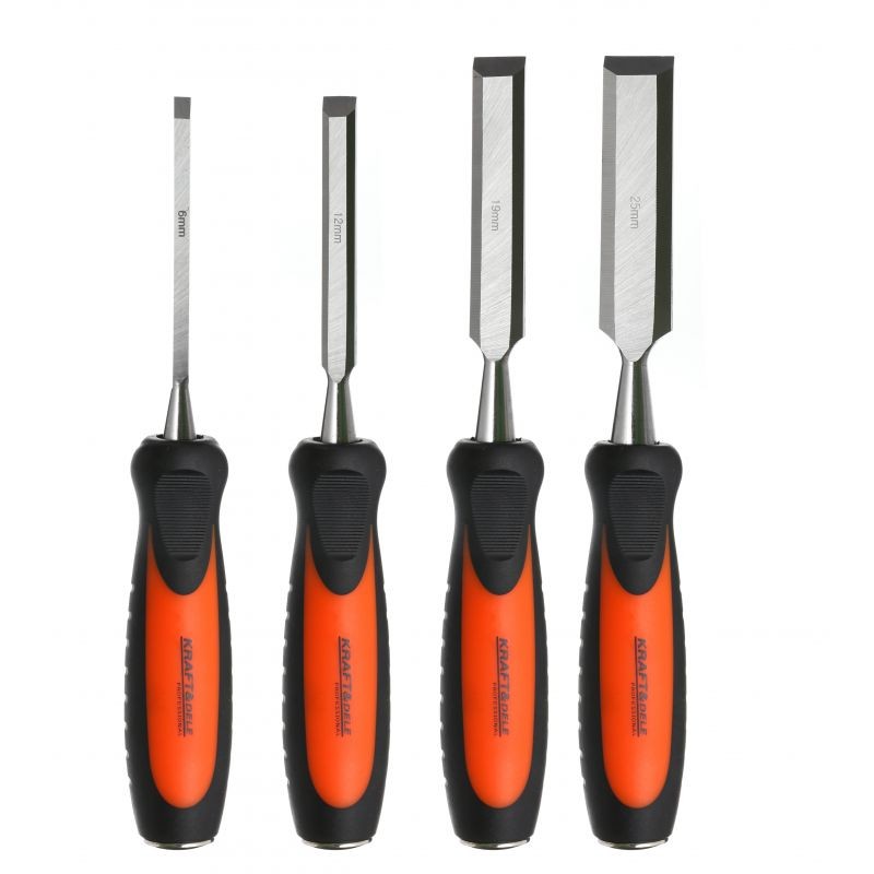 Casa si Gradina - Constructii - Scule de mana si unelte - Ciocane si dalti - Set dalti pentru lemn, Kraft&Dele, 4 buc, KD10890 - Infinity.ro