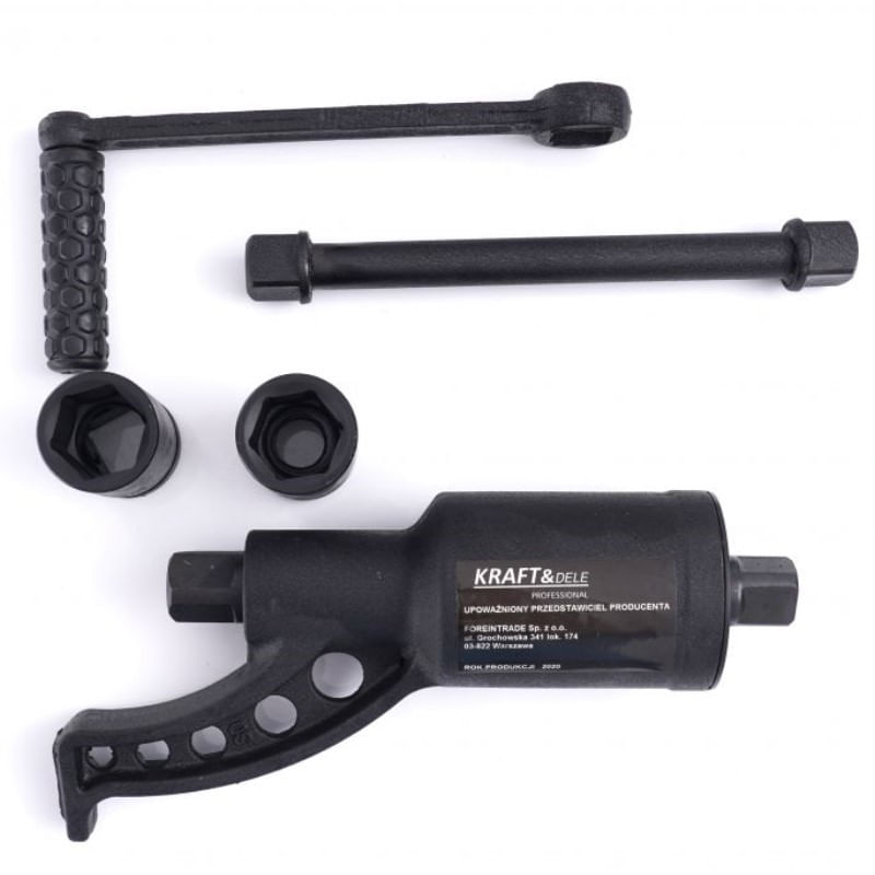 Casa si Gradina - Constructii - Scule de mana si unelte - Chei si truse chei - Cheie cu multiplicator forta, Kraft&Dele KD1123, 8000Nm, 1:78 - Infinity.ro